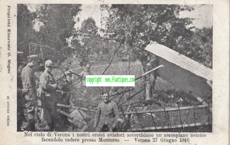 KUK LUFTFAHRTRUPPE FLUGZEUG VERONA 1916